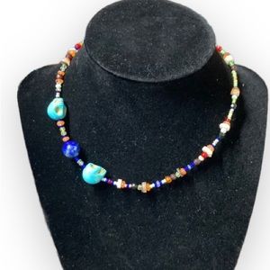 Native made beaded wrap bracelet/choker